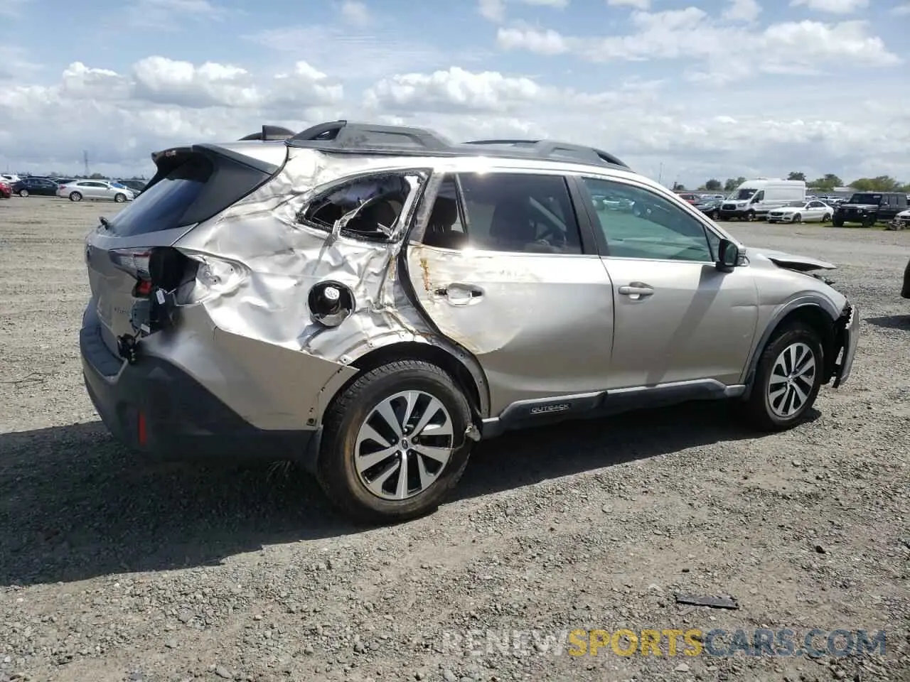 3 Photograph of a damaged car 4S4BTACC2L3115371 SUBARU OUTBACK 2020