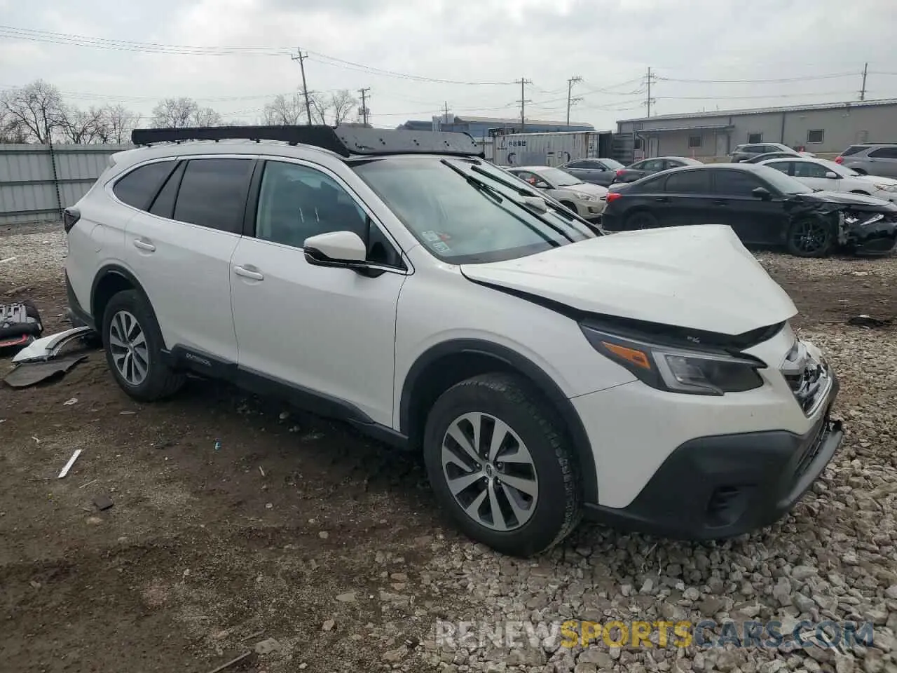 4 Photograph of a damaged car 4S4BTACC2L3161167 SUBARU OUTBACK 2020