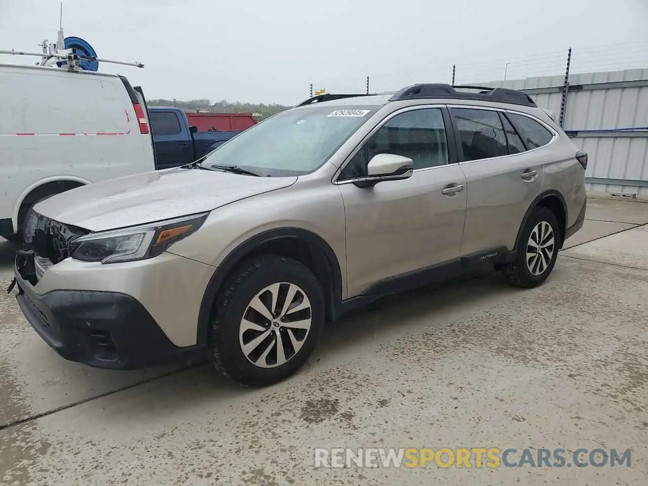 1 Фотография поврежденного автомобиля 4S4BTACC4L3243787 SUBARU OUTBACK 2020