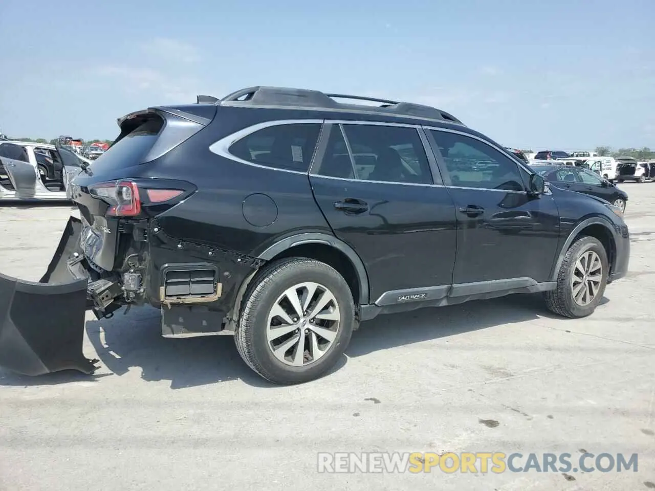 3 Фотография поврежденного автомобиля 4S4BTACC5L3169439 SUBARU OUTBACK 2020