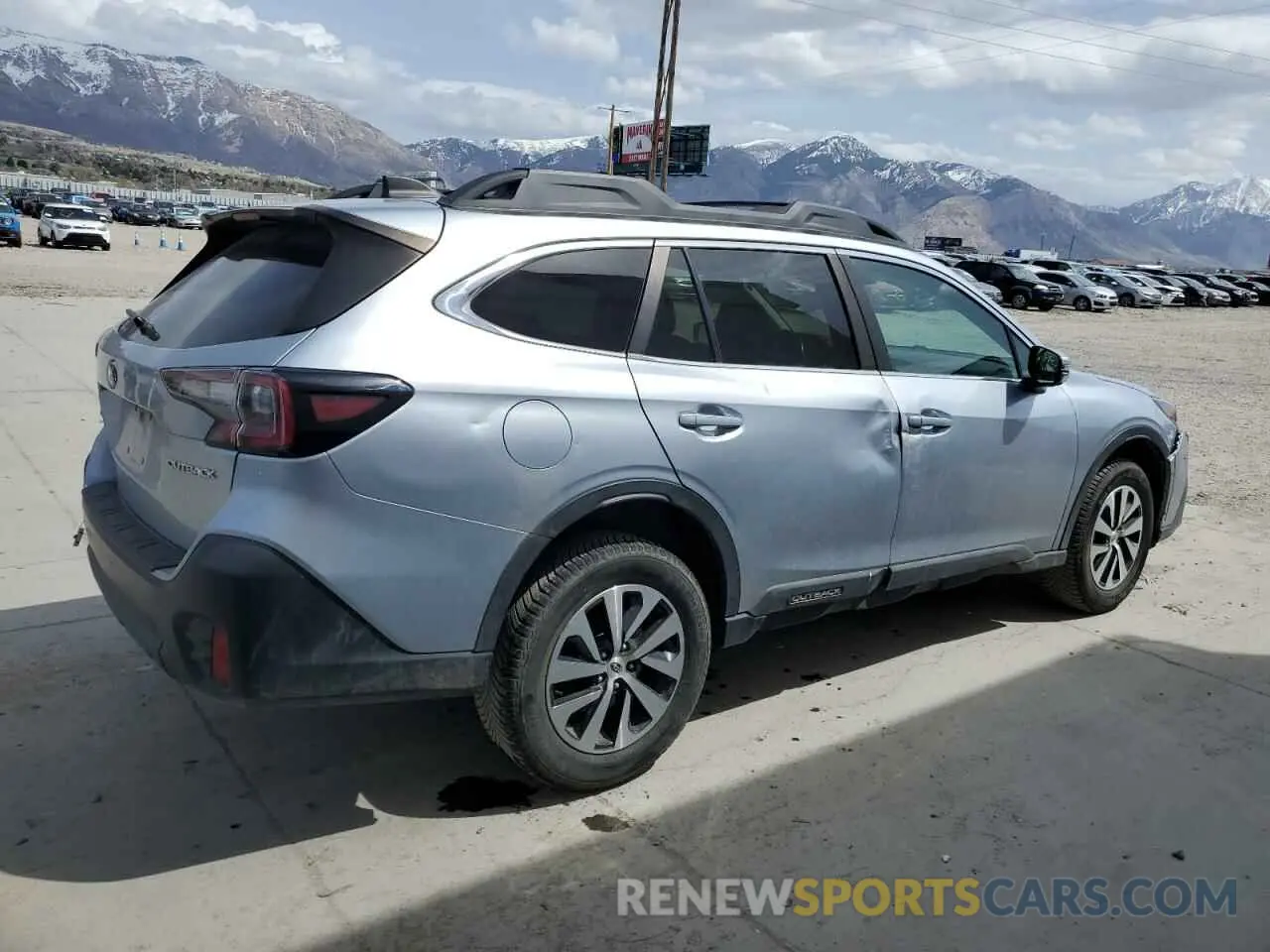 3 Фотография поврежденного автомобиля 4S4BTACC6L3266634 SUBARU OUTBACK 2020