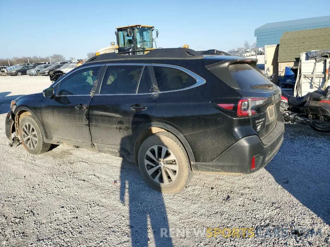 2 Photograph of a damaged car 4S4BTAEC1L3220075 SUBARU OUTBACK 2020