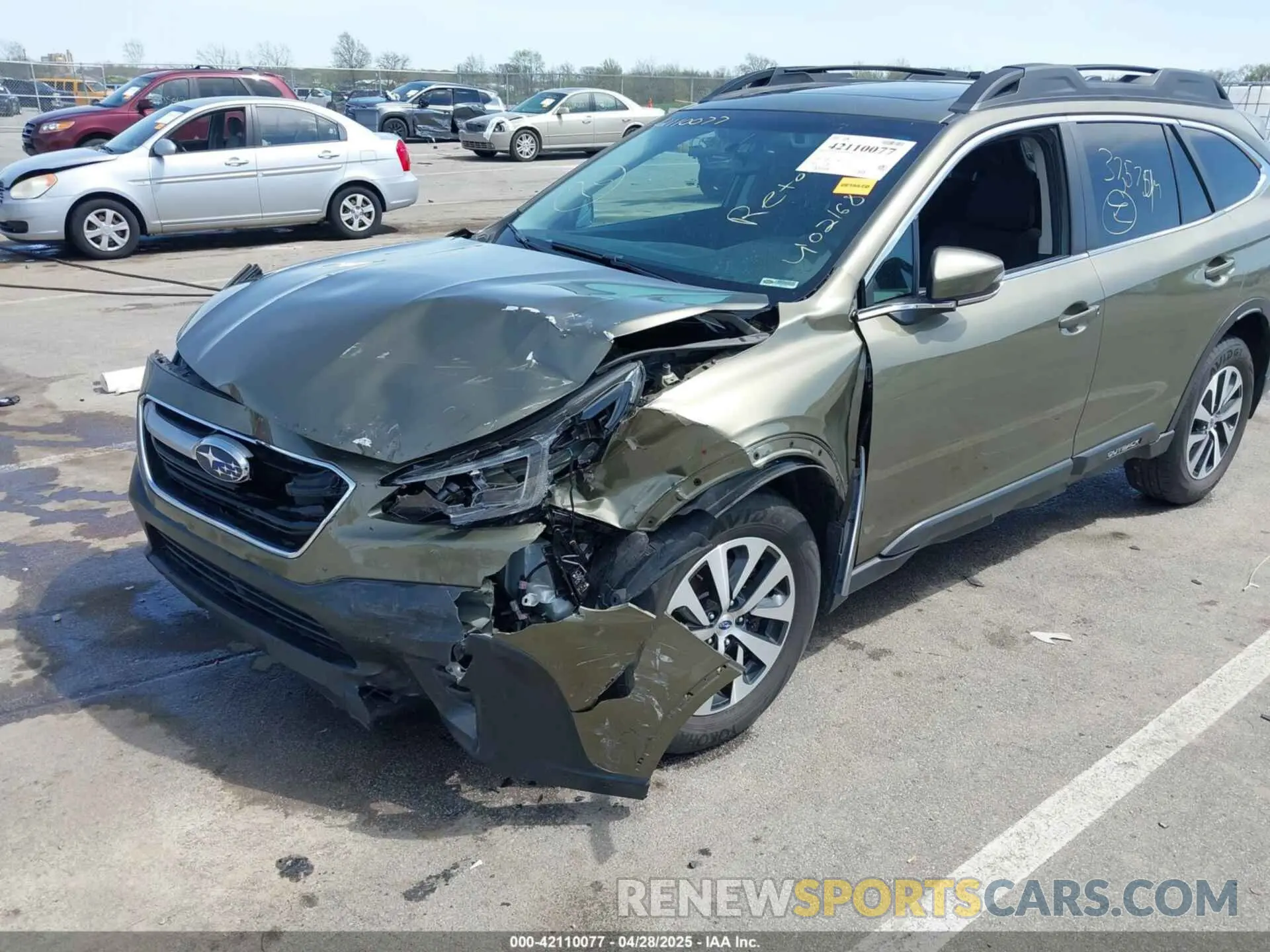 6 Photograph of a damaged car 4S4BTAEC6L3203661 SUBARU OUTBACK 2020