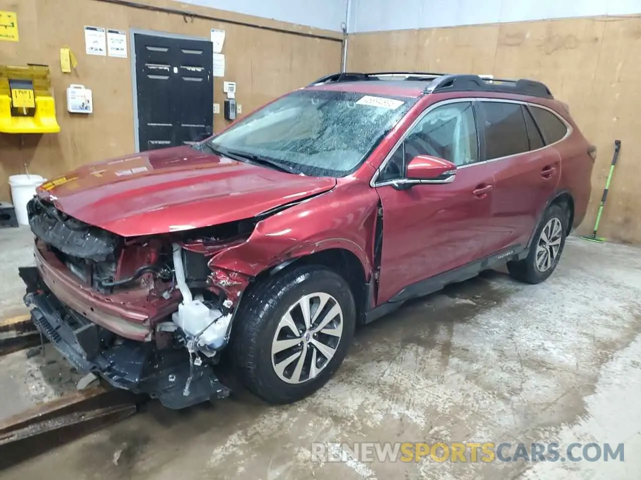 1 Photograph of a damaged car 4S4BTAEC8L3207338 SUBARU OUTBACK 2020