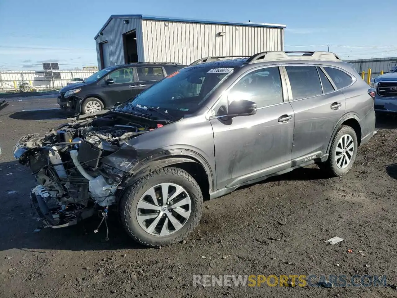 1 Photograph of a damaged car 4S4BTAEC9L3112206 SUBARU OUTBACK 2020