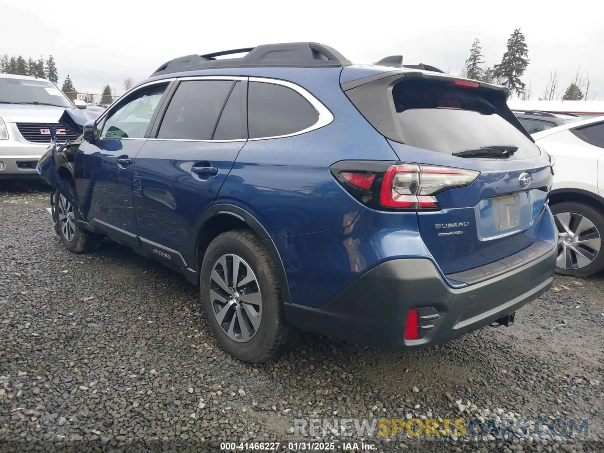3 Фотография поврежденного автомобиля 4S4BTAECXL3177582 SUBARU OUTBACK 2020