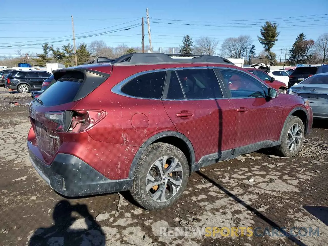 3 Photograph of a damaged car 4S4BTANC1L3189703 SUBARU OUTBACK 2020