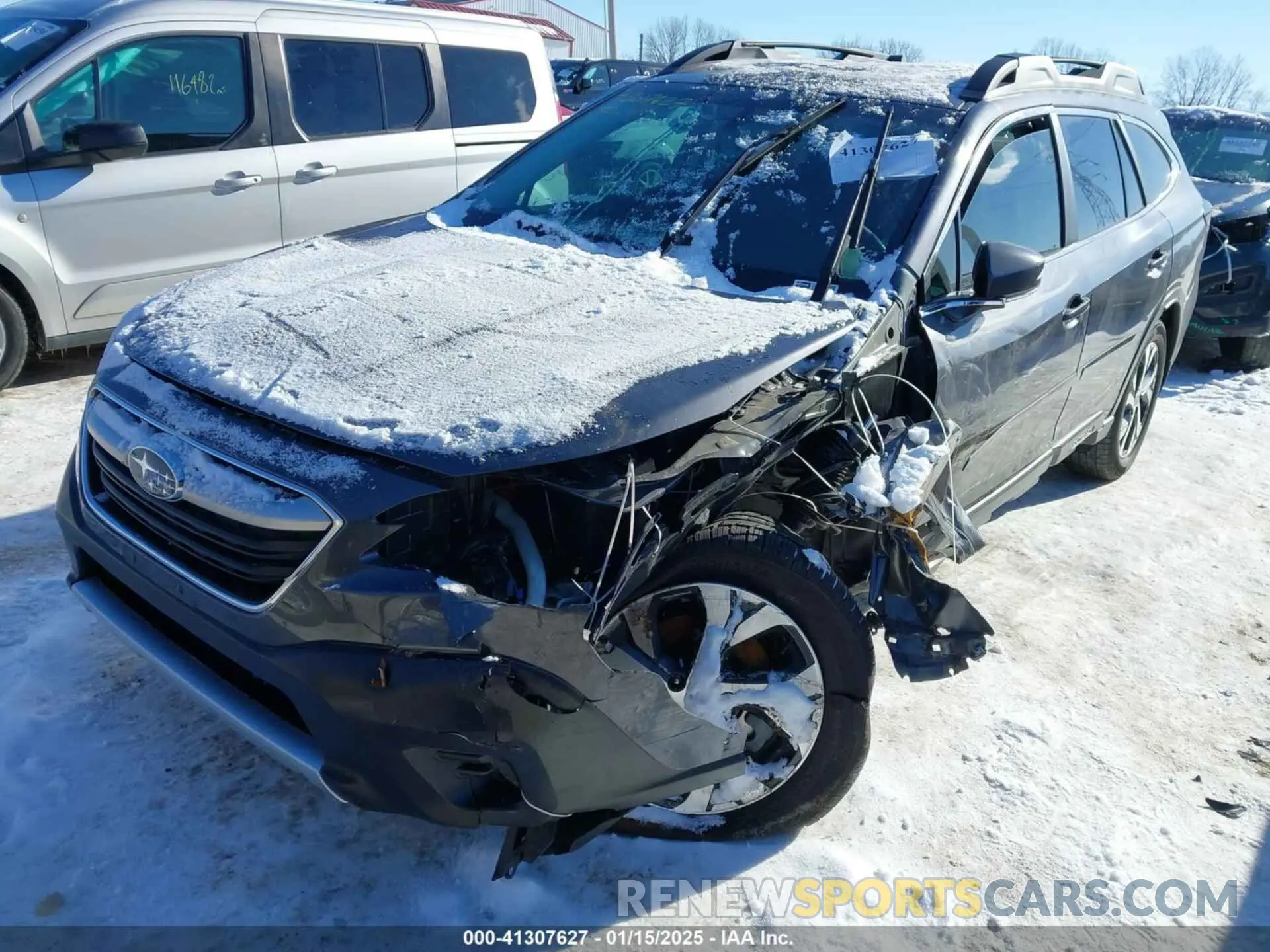 2 Photograph of a damaged car 4S4BTANC1L3260155 SUBARU OUTBACK 2020