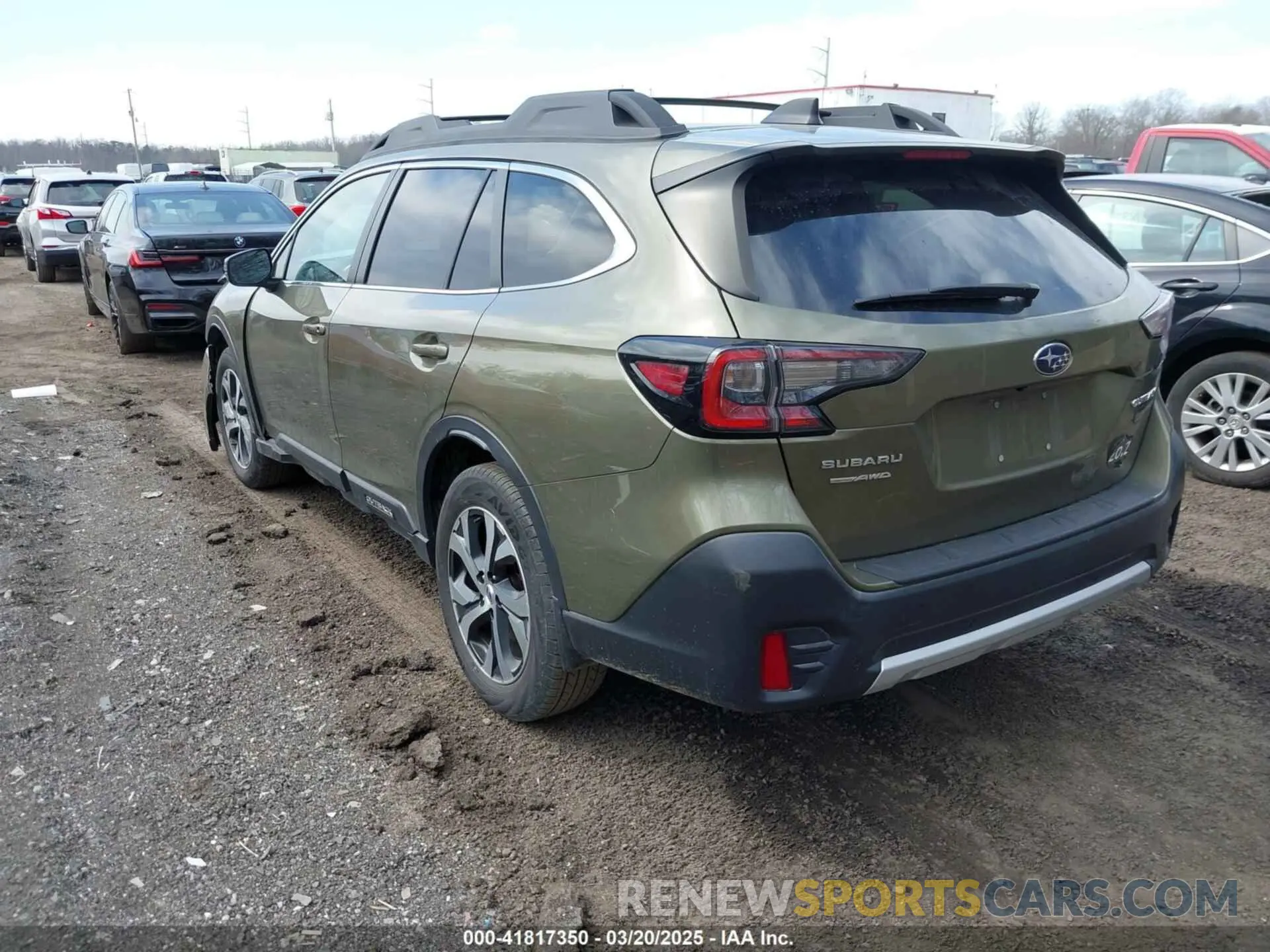 3 Photograph of a damaged car 4S4BTANC2L3211451 SUBARU OUTBACK 2020