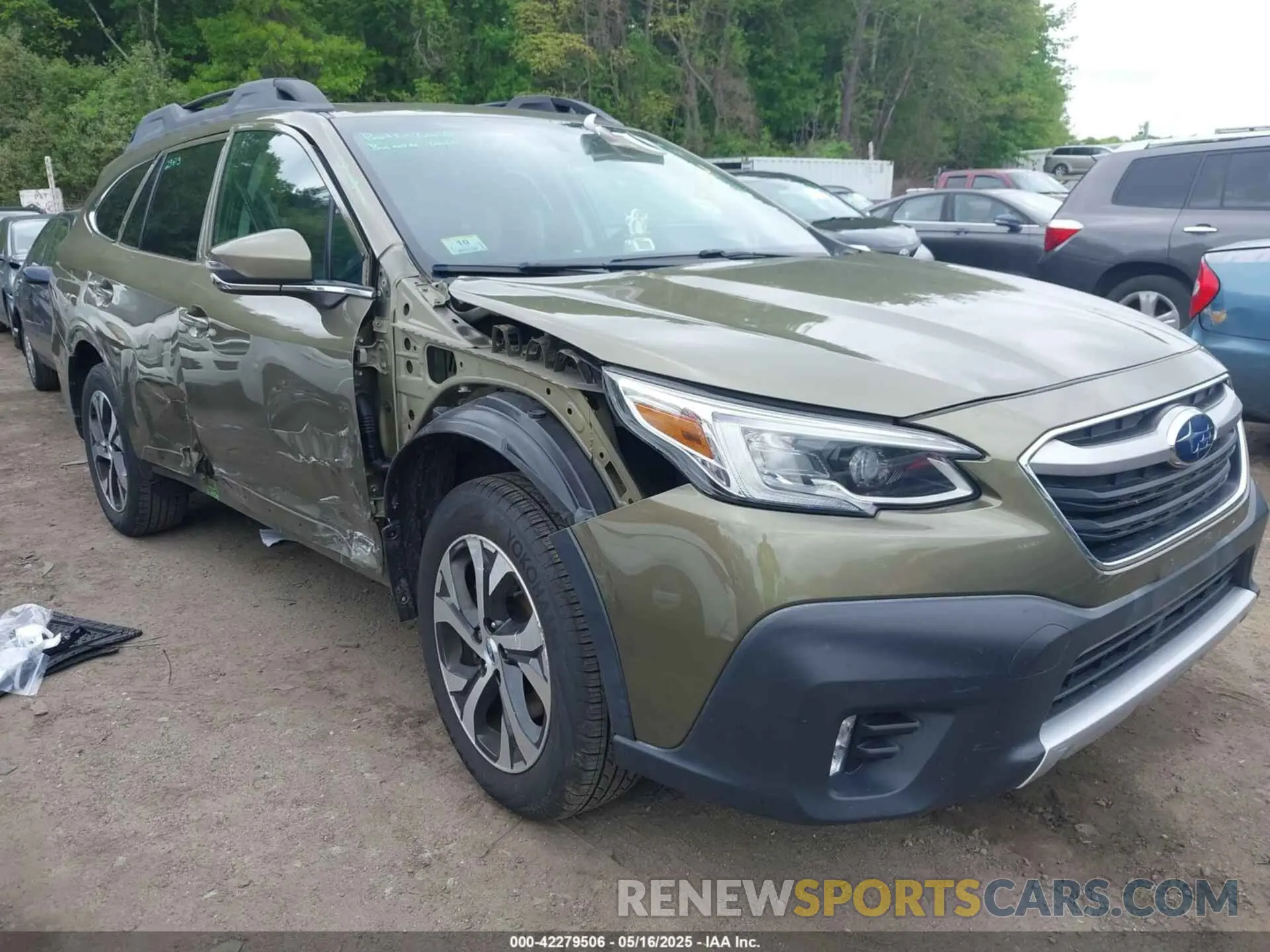 1 Photograph of a damaged car 4S4BTANC3L3106630 SUBARU OUTBACK 2020