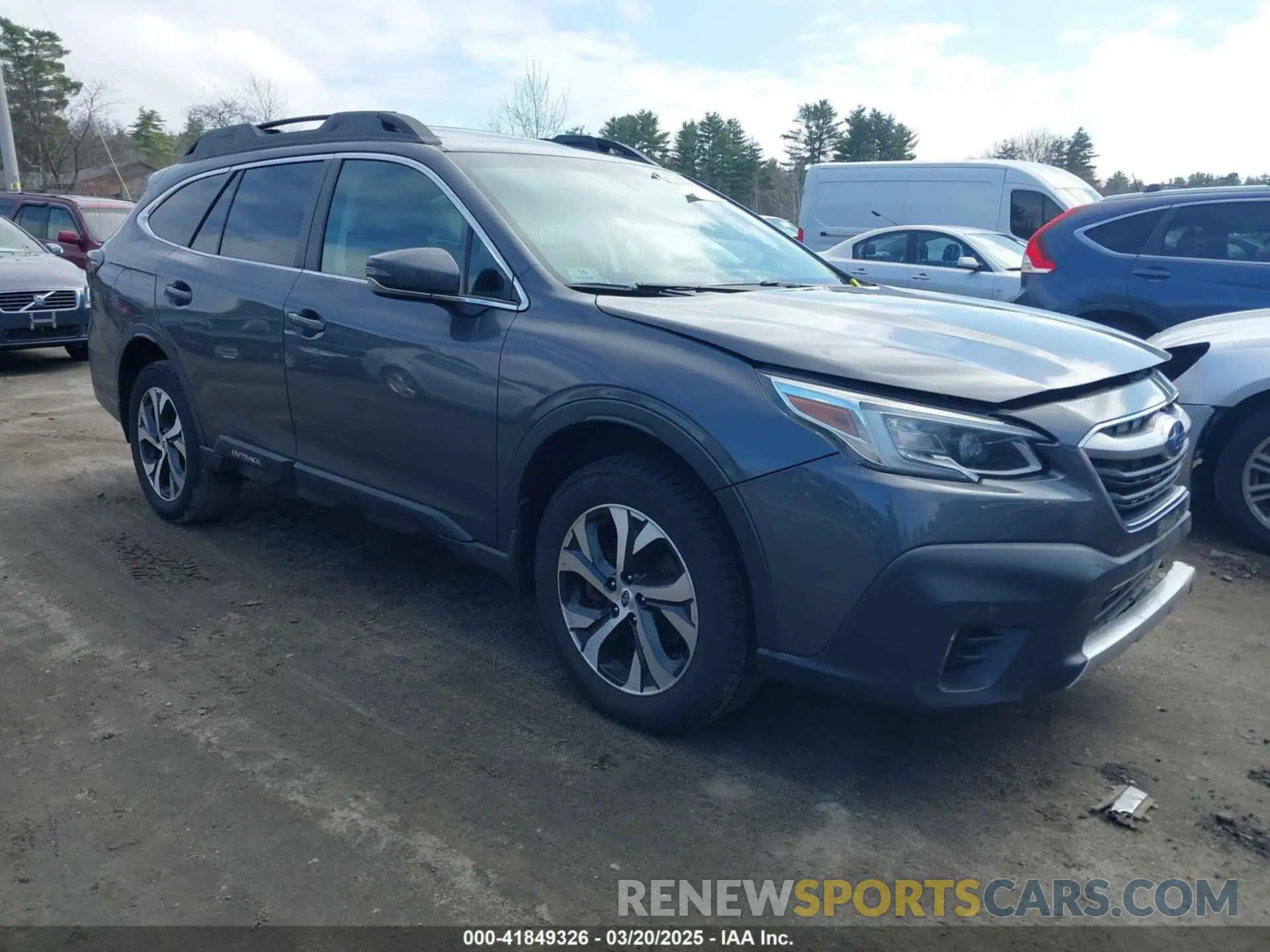 1 Photograph of a damaged car 4S4BTANC4L3105308 SUBARU OUTBACK 2020