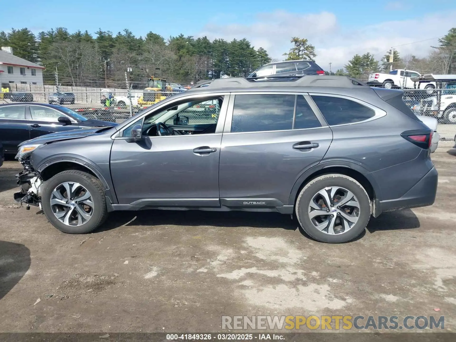 14 Photograph of a damaged car 4S4BTANC4L3105308 SUBARU OUTBACK 2020