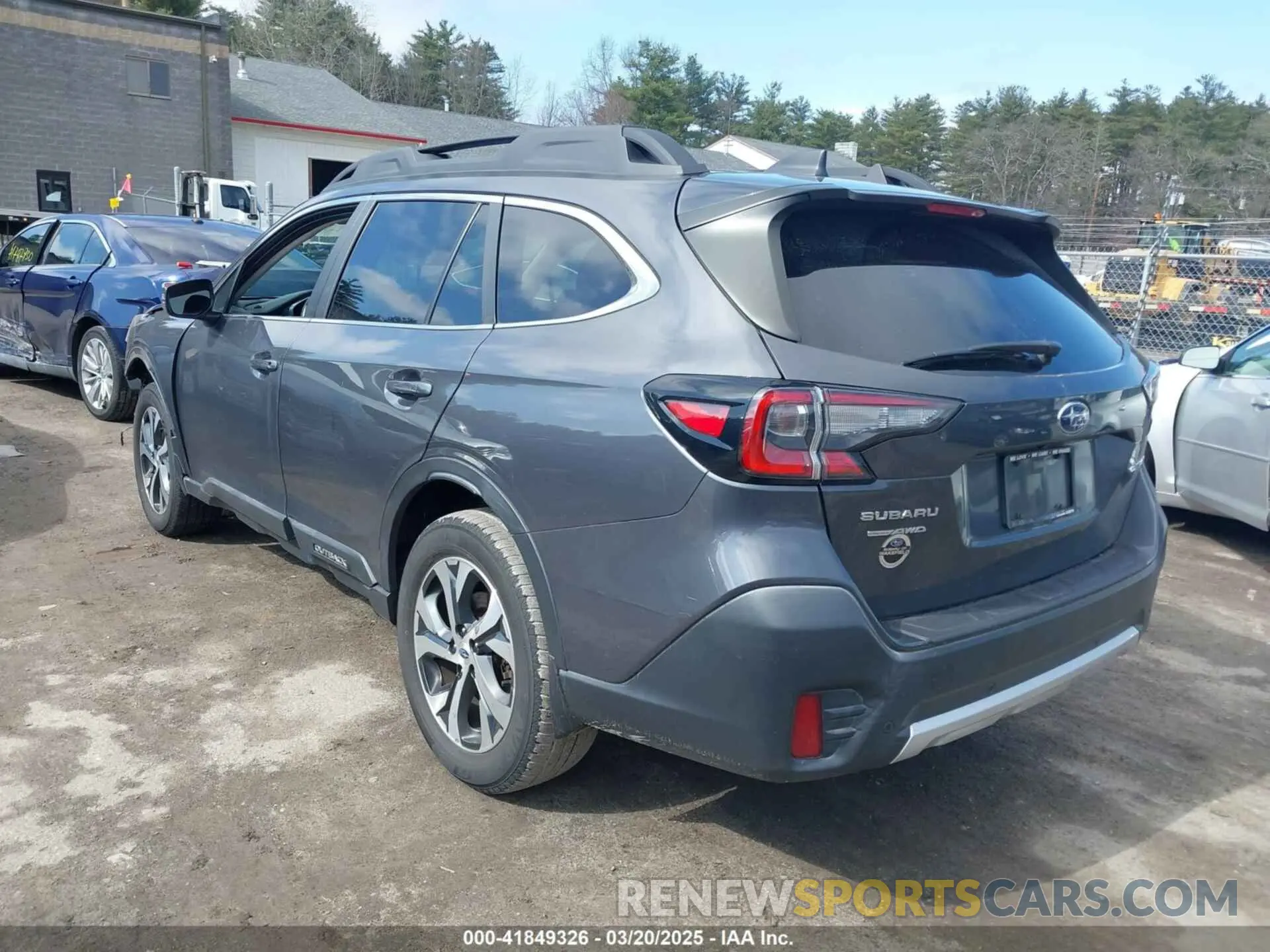 3 Photograph of a damaged car 4S4BTANC4L3105308 SUBARU OUTBACK 2020
