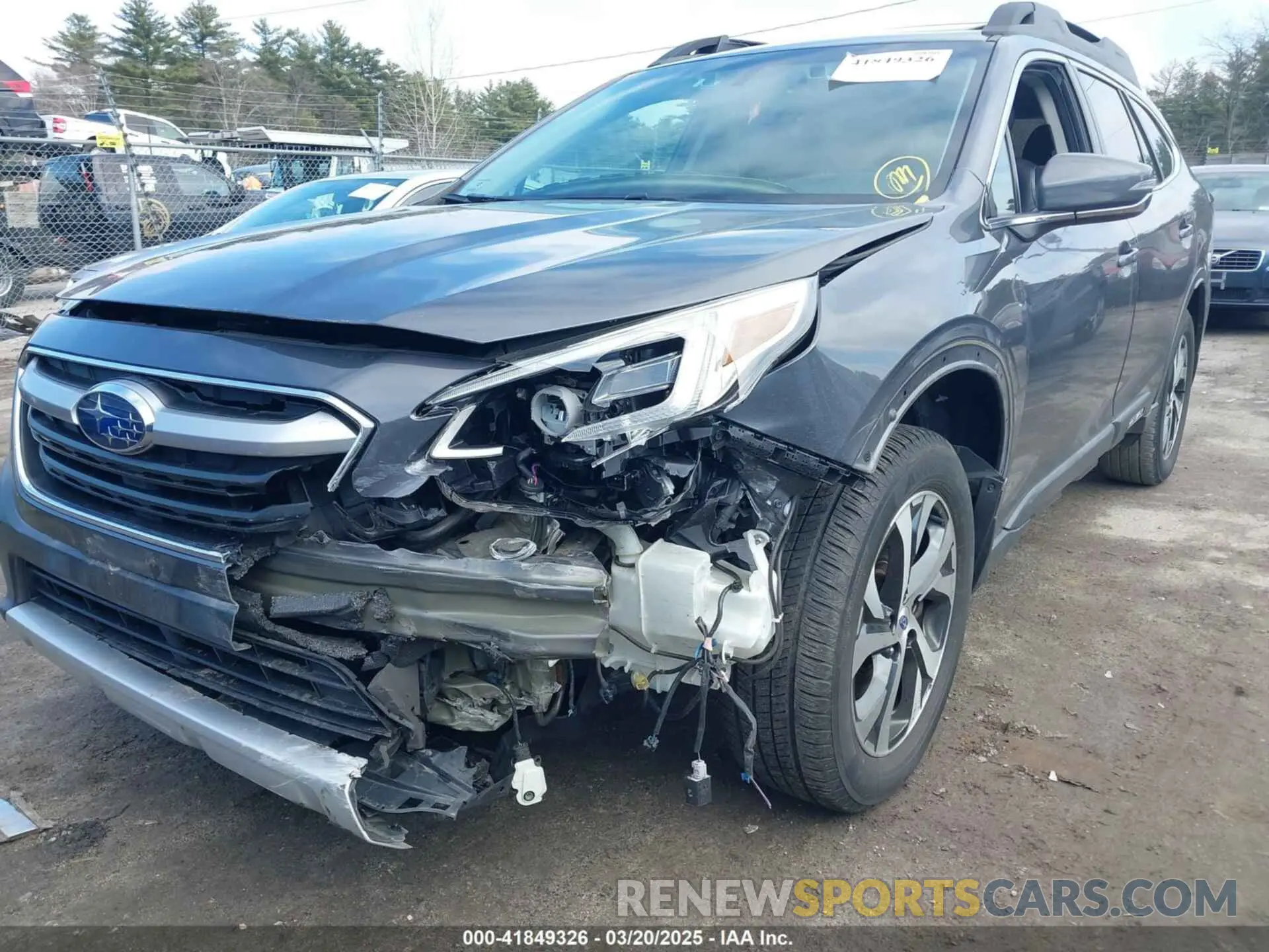 6 Photograph of a damaged car 4S4BTANC4L3105308 SUBARU OUTBACK 2020