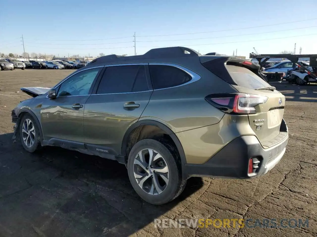 2 Photograph of a damaged car 4S4BTANC5L3206762 SUBARU OUTBACK 2020