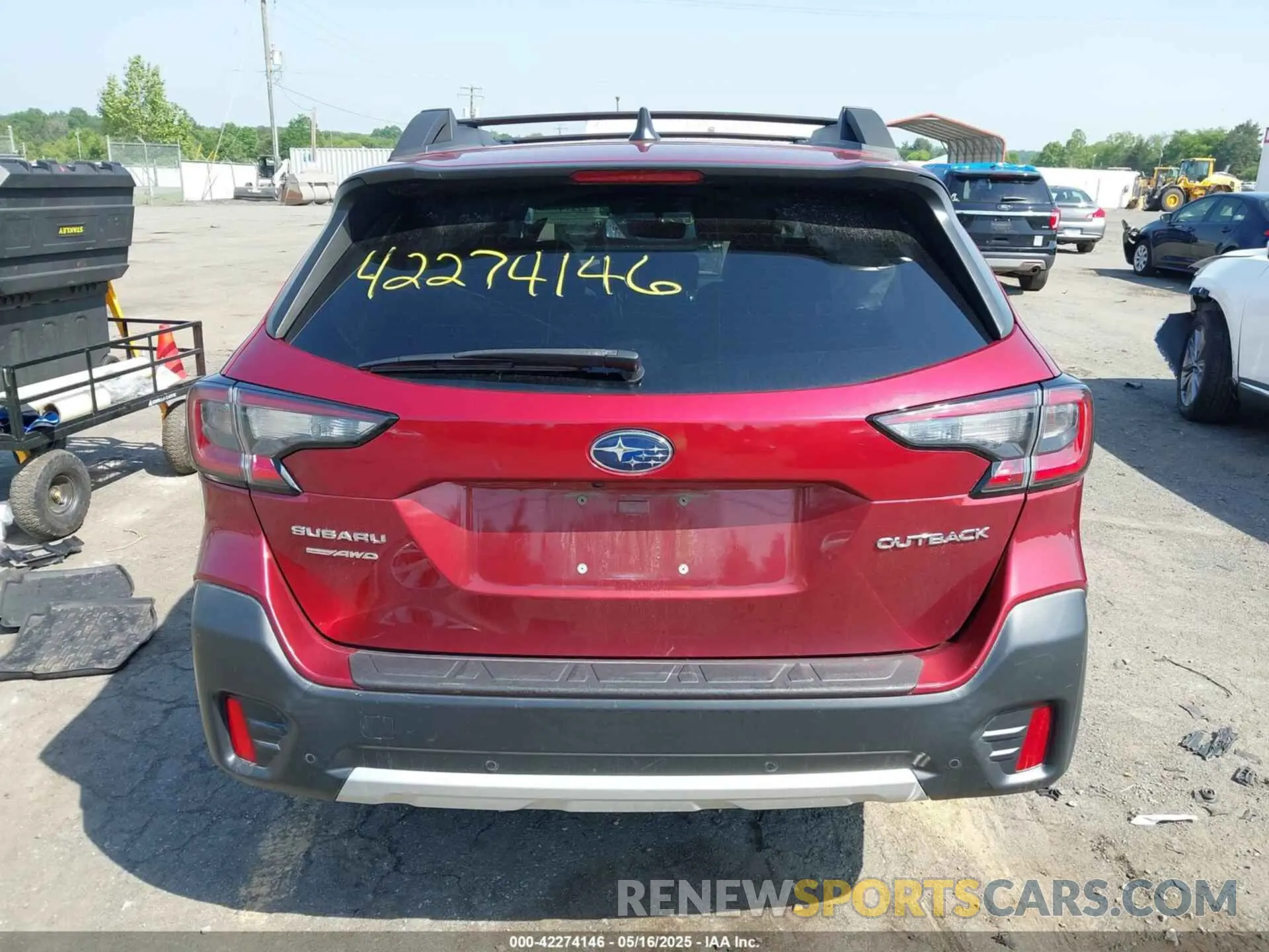 16 Photograph of a damaged car 4S4BTANC6L3140660 SUBARU OUTBACK 2020