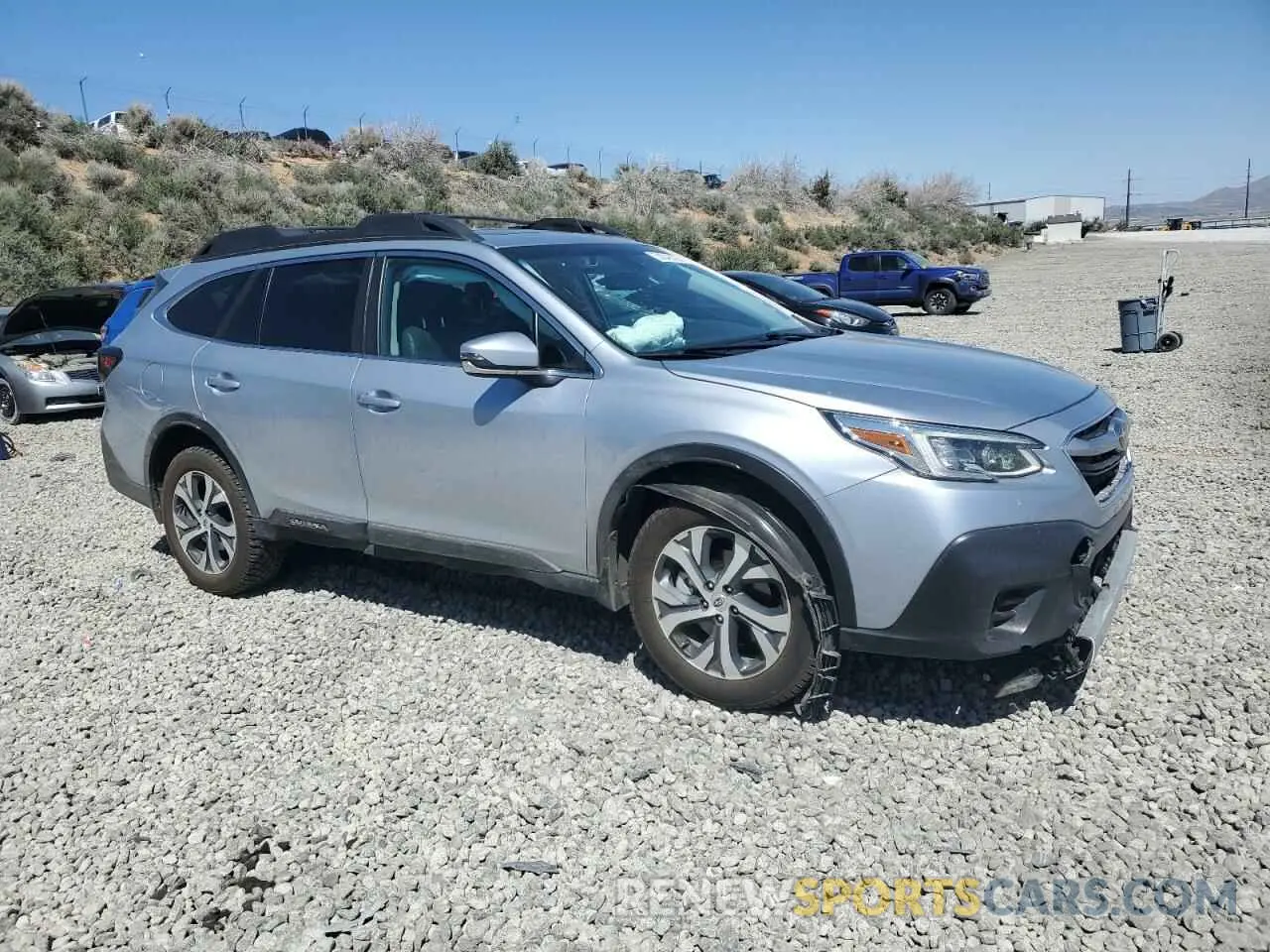 4 Photograph of a damaged car 4S4BTANC6L3200601 SUBARU OUTBACK 2020