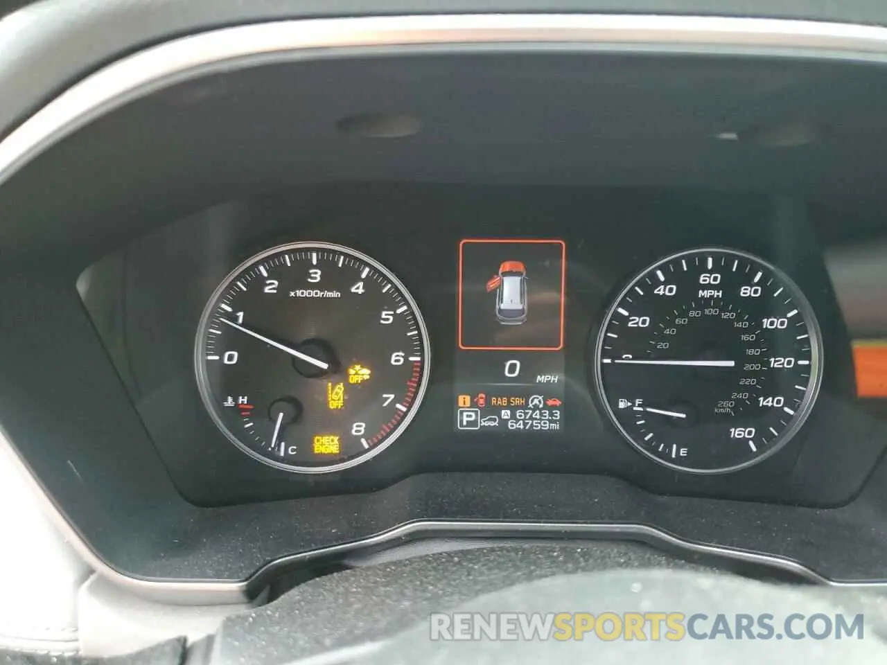 9 Фотография поврежденного автомобиля 4S4BTANC7L3163669 SUBARU OUTBACK 2020