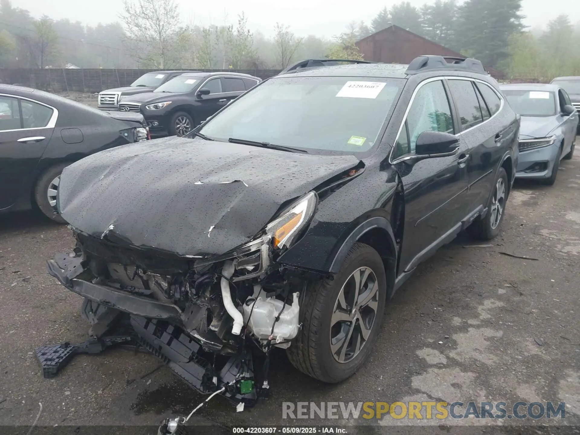 2 Фотография поврежденного автомобиля 4S4BTANC7L3241626 SUBARU OUTBACK 2020
