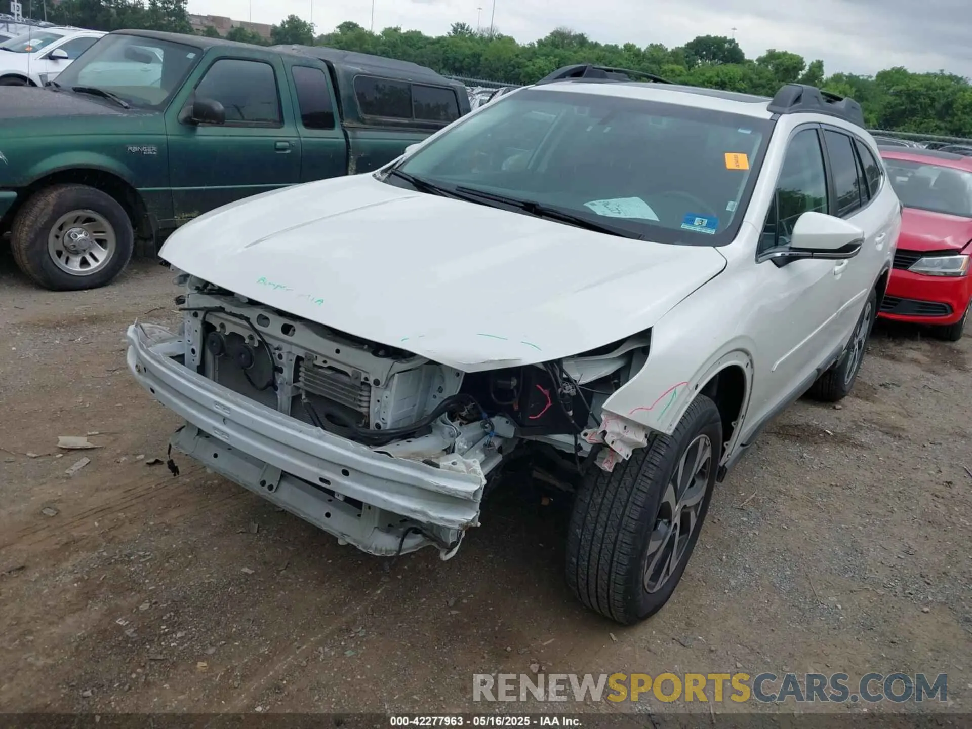 2 Фотография поврежденного автомобиля 4S4BTANC8L3194137 SUBARU OUTBACK 2020