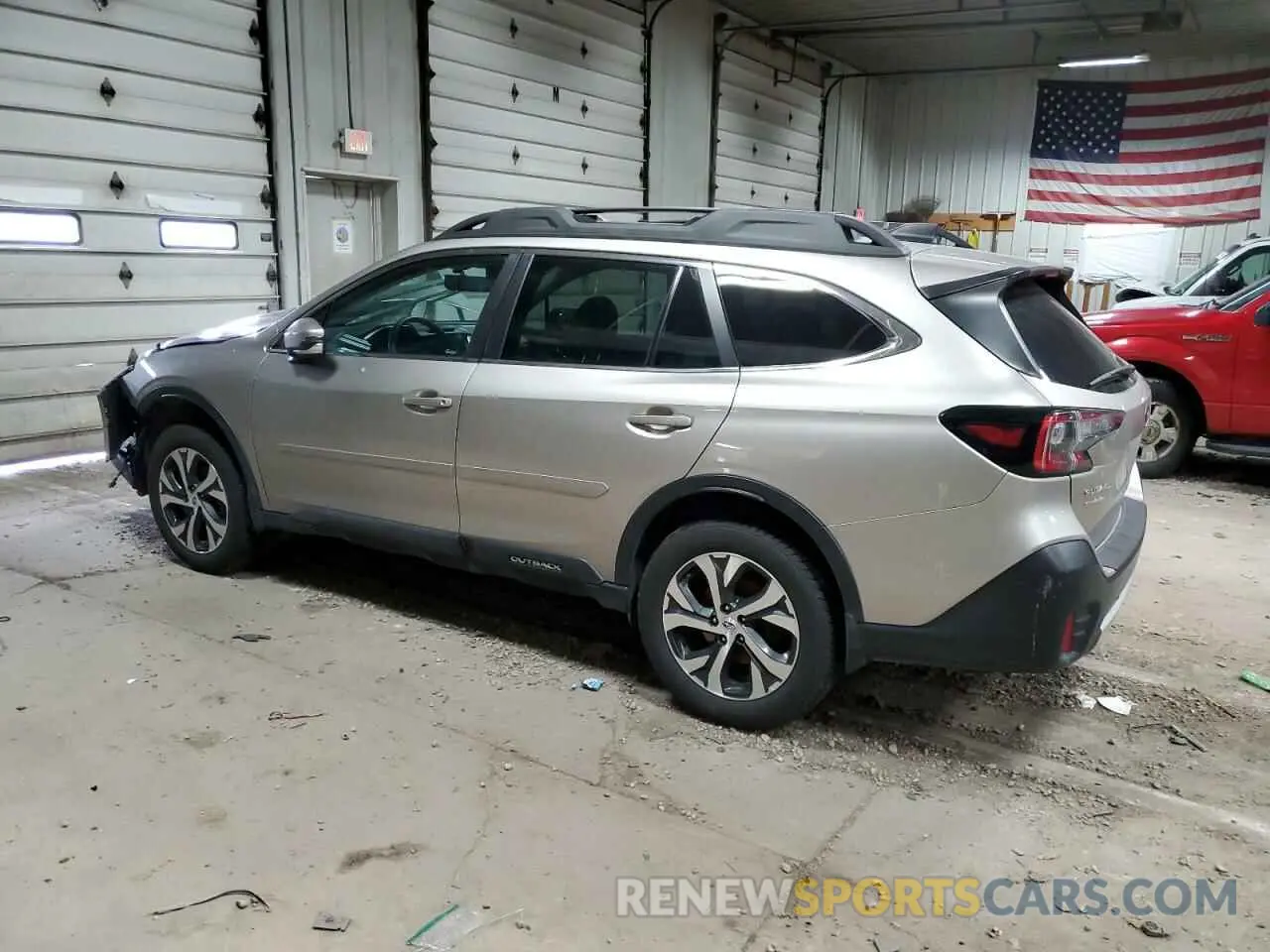 2 Photograph of a damaged car 4S4BTANC8L3205878 SUBARU OUTBACK 2020