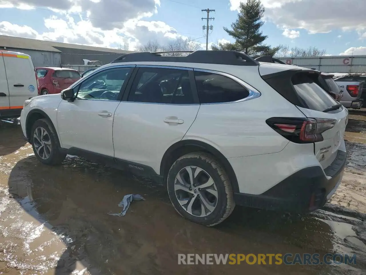 2 Photograph of a damaged car 4S4BTANC9L3206716 SUBARU OUTBACK 2020