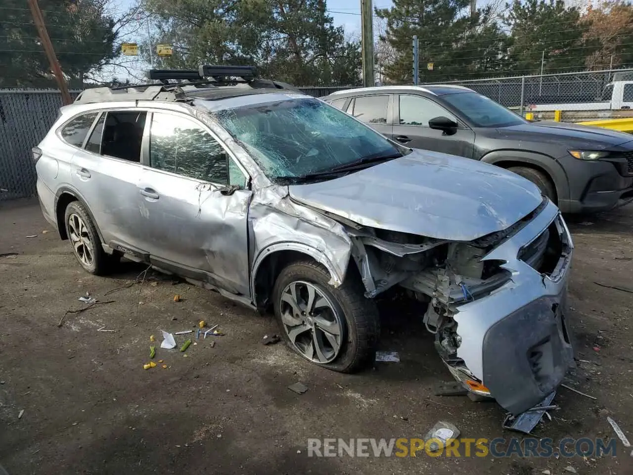 4 Фотография поврежденного автомобиля 4S4BTANCXL3121786 SUBARU OUTBACK 2020