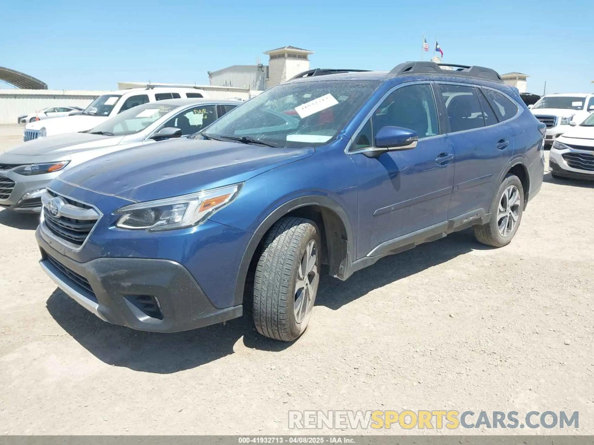 2 Photograph of a damaged car 4S4BTANCXL3241569 SUBARU OUTBACK 2020