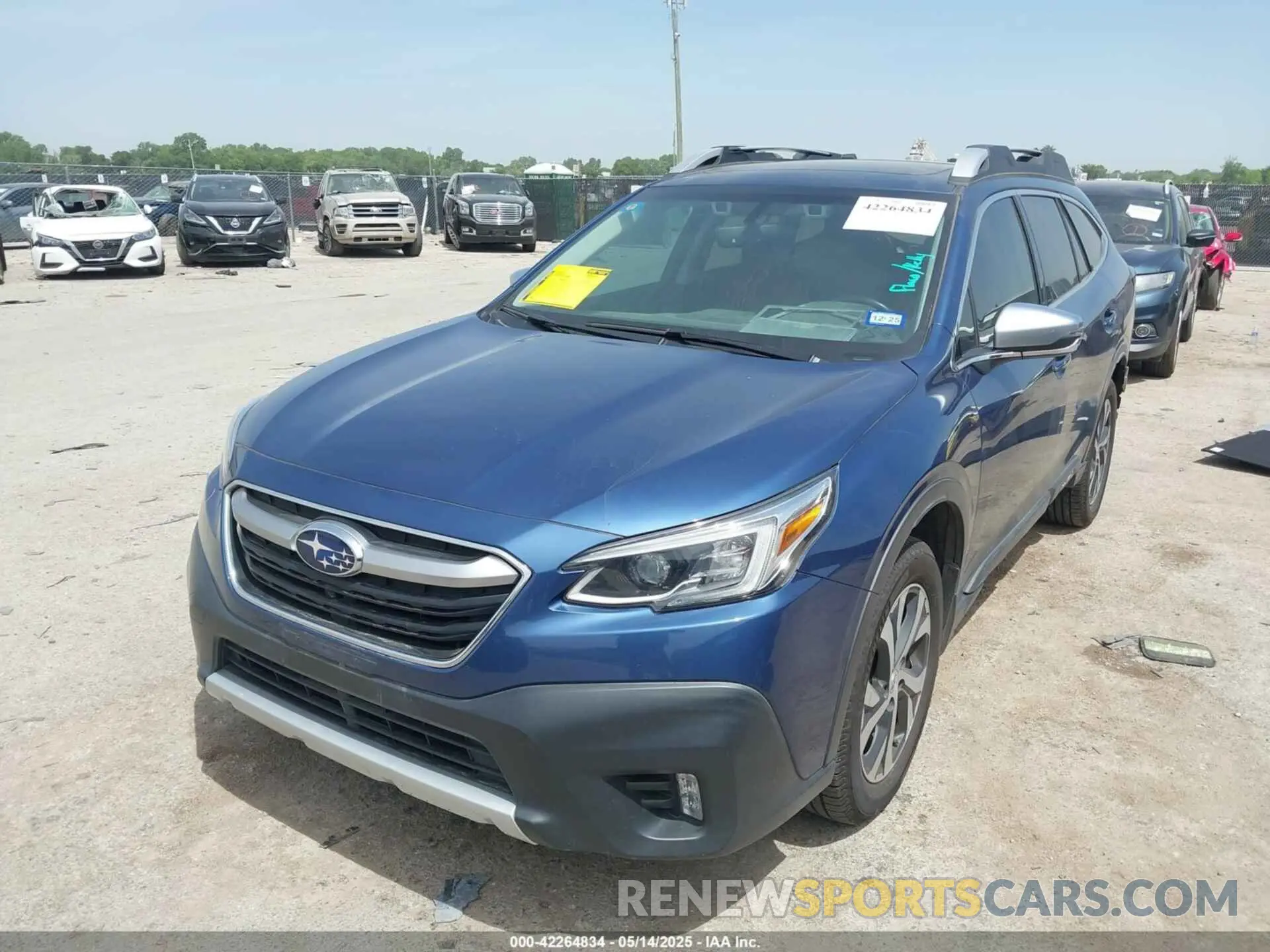 2 Photograph of a damaged car 4S4BTAPC5L3134913 SUBARU OUTBACK 2020