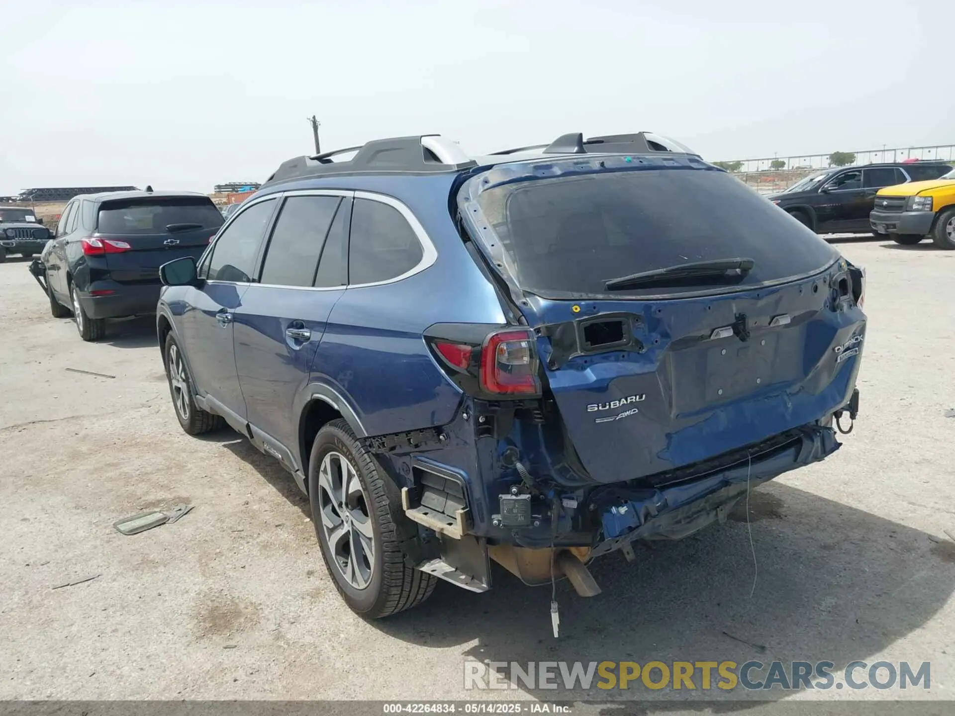 3 Photograph of a damaged car 4S4BTAPC5L3134913 SUBARU OUTBACK 2020
