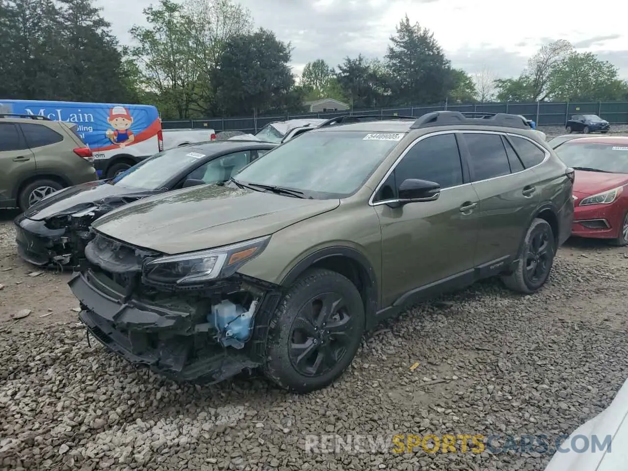 1 Photograph of a damaged car 4S4BTGKD1L3248488 SUBARU OUTBACK 2020