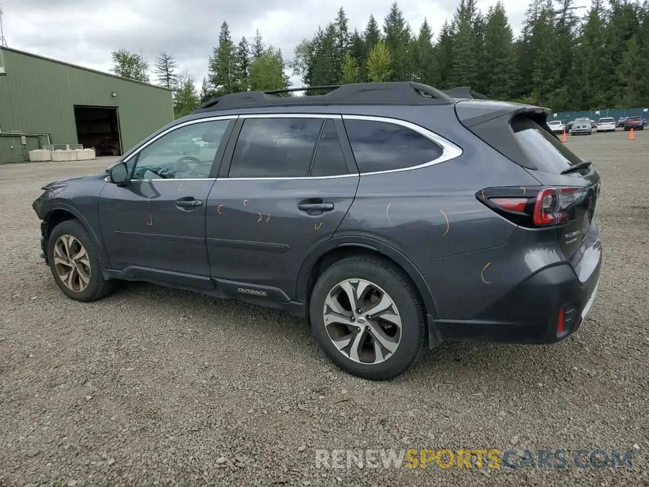 2 Photograph of a damaged car 4S4BTGND5L3142685 SUBARU OUTBACK 2020