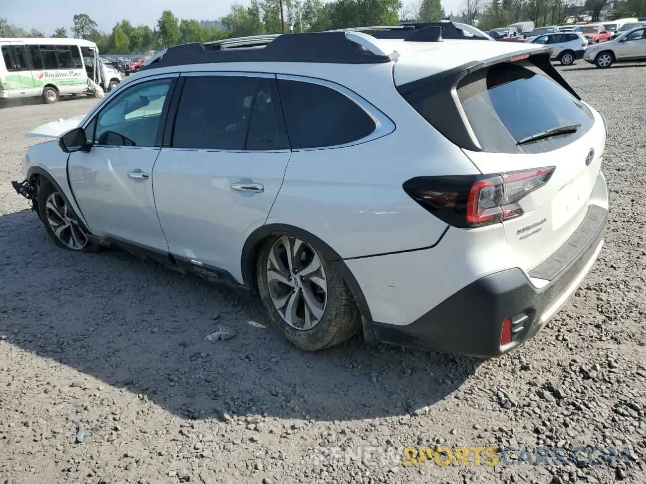 2 Photograph of a damaged car 4S4BTGPD1L3146097 SUBARU OUTBACK 2020