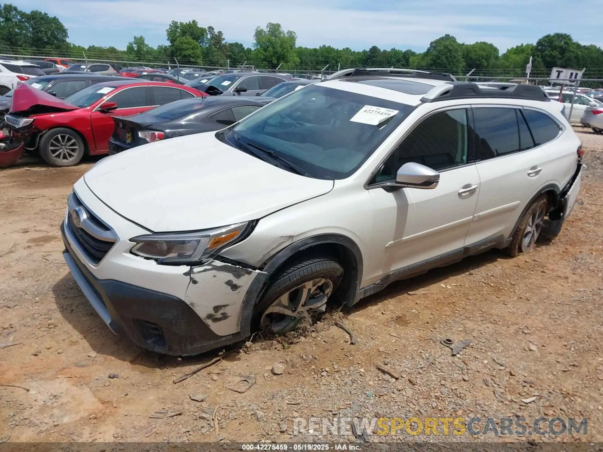 2 Фотография поврежденного автомобиля 4S4BTGPD4L3241107 SUBARU OUTBACK 2020