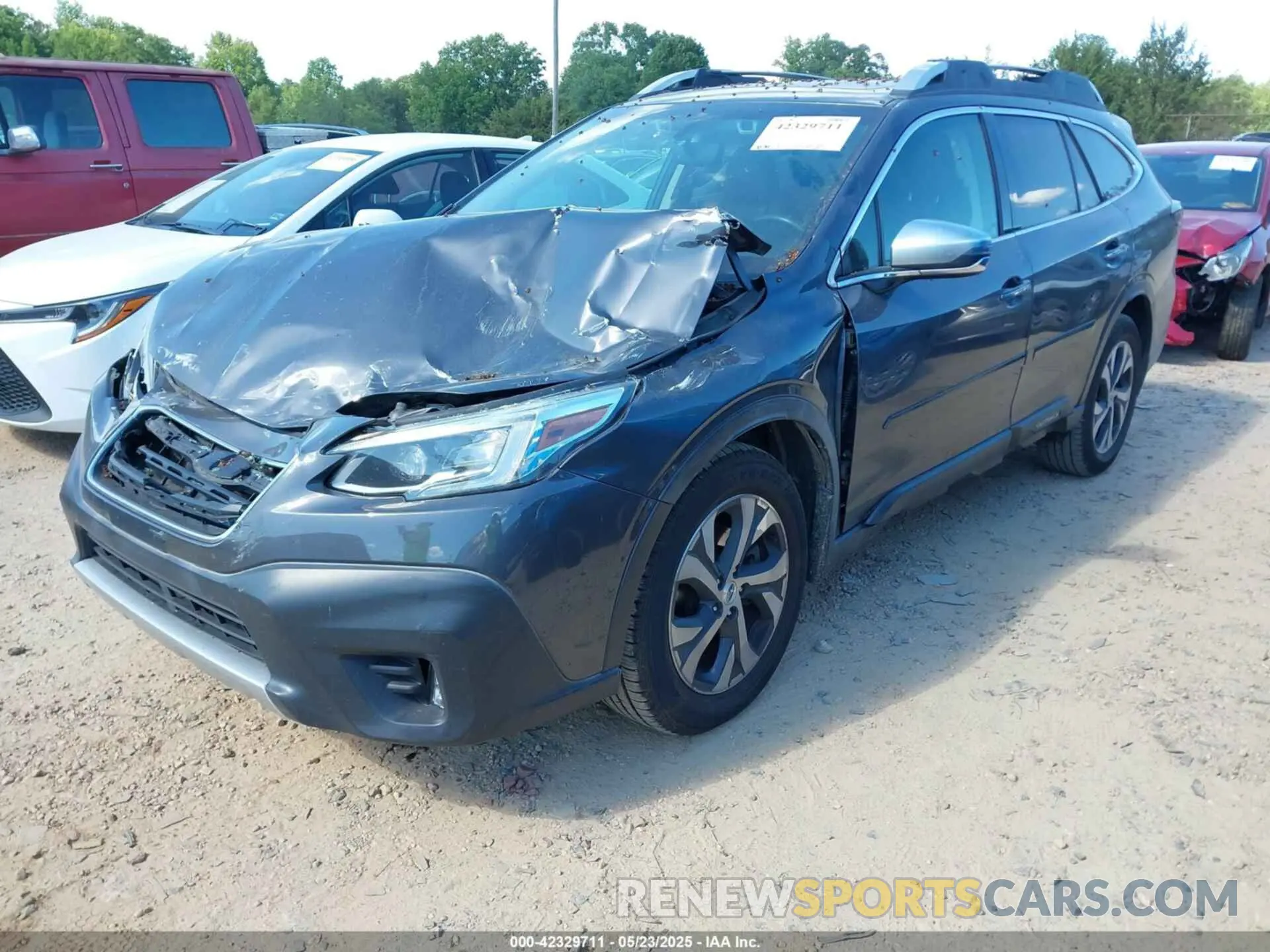 2 Фотография поврежденного автомобиля 4S4BTGPDXL3100459 SUBARU OUTBACK 2020