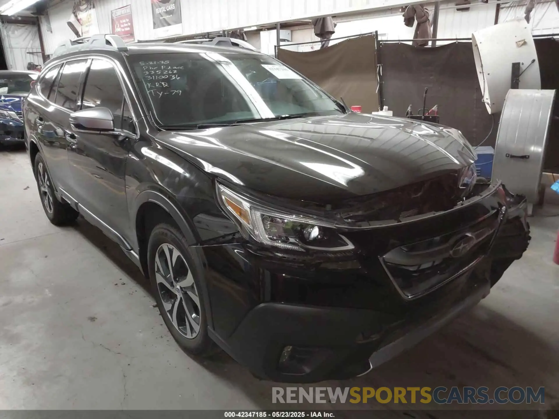 1 Photograph of a damaged car 4S4BTGPDXL3110036 SUBARU OUTBACK 2020