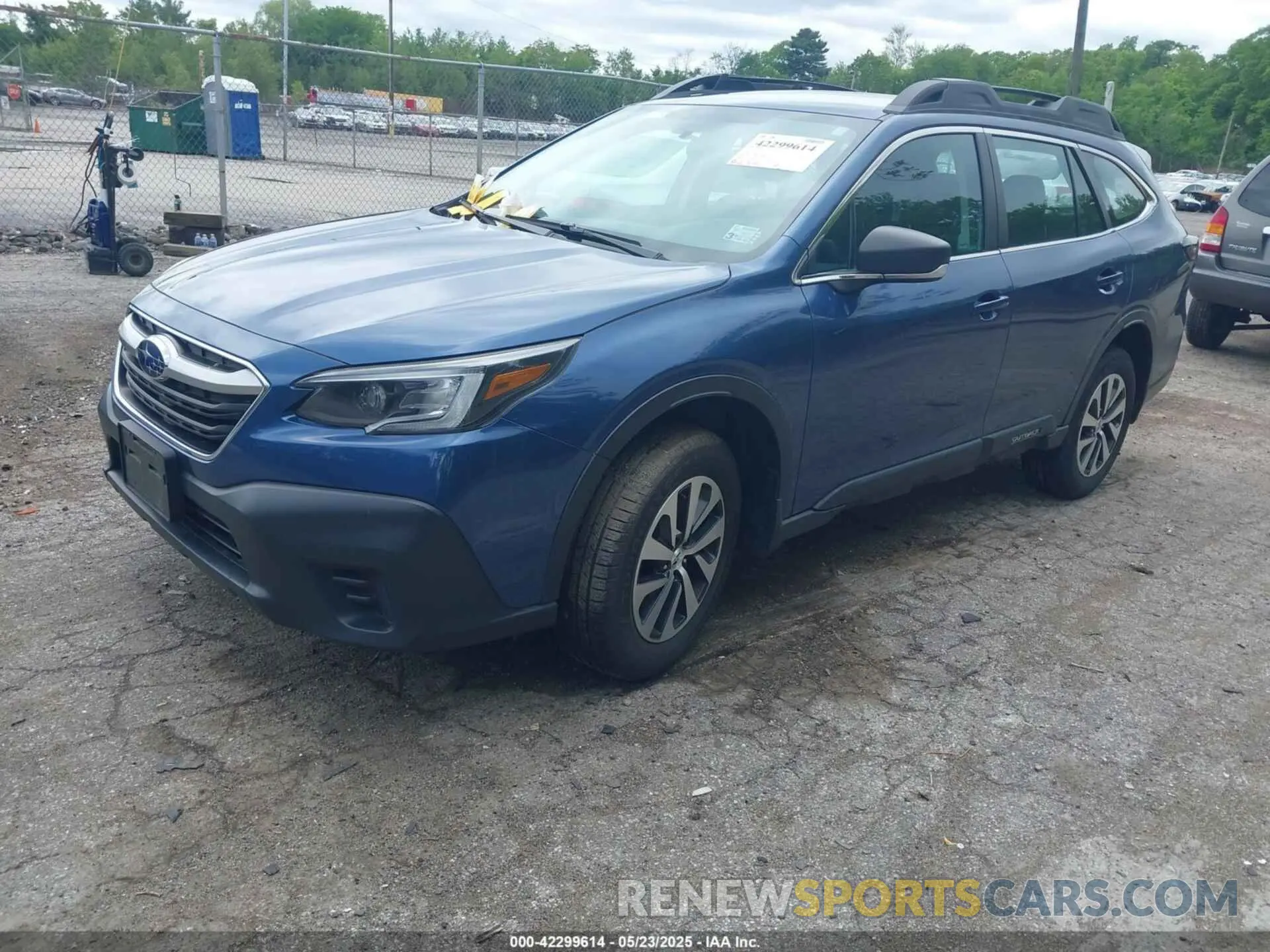 2 Photograph of a damaged car 4S4BTAAC7M3134308 SUBARU OUTBACK 2021