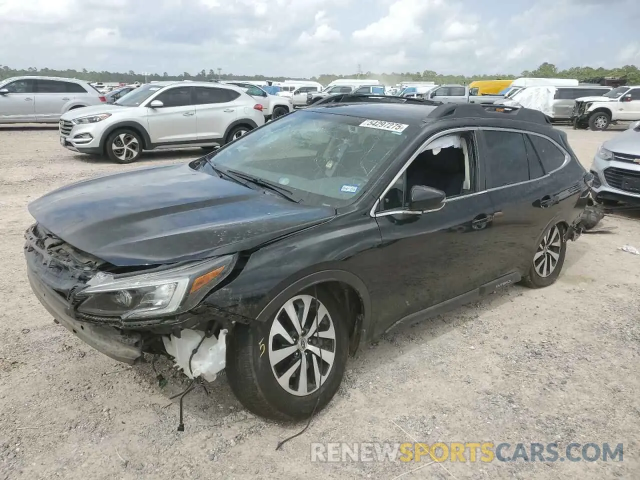 1 Photograph of a damaged car 4S4BTADC0M3204016 SUBARU OUTBACK 2021