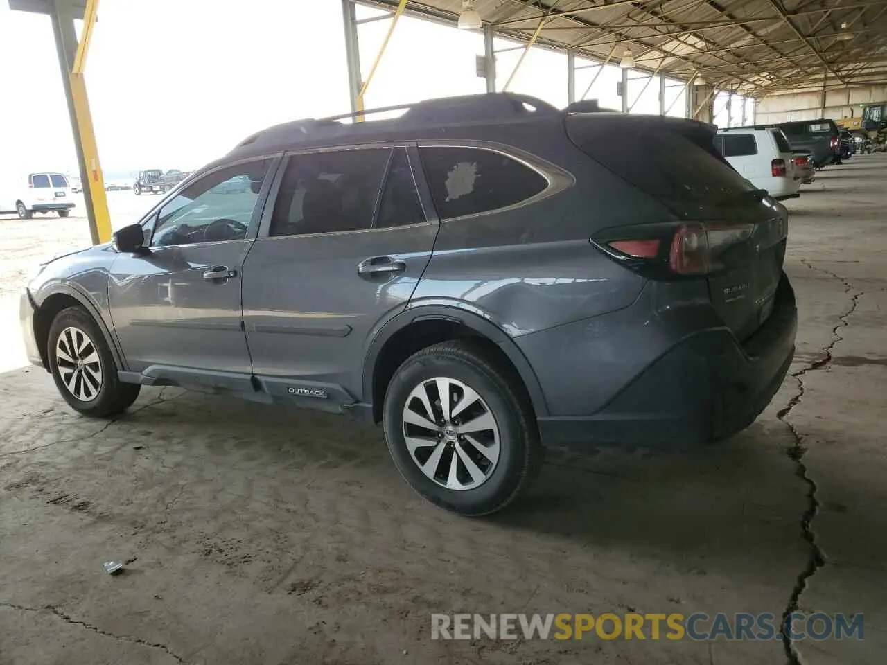 2 Photograph of a damaged car 4S4BTADC1M3106984 SUBARU OUTBACK 2021