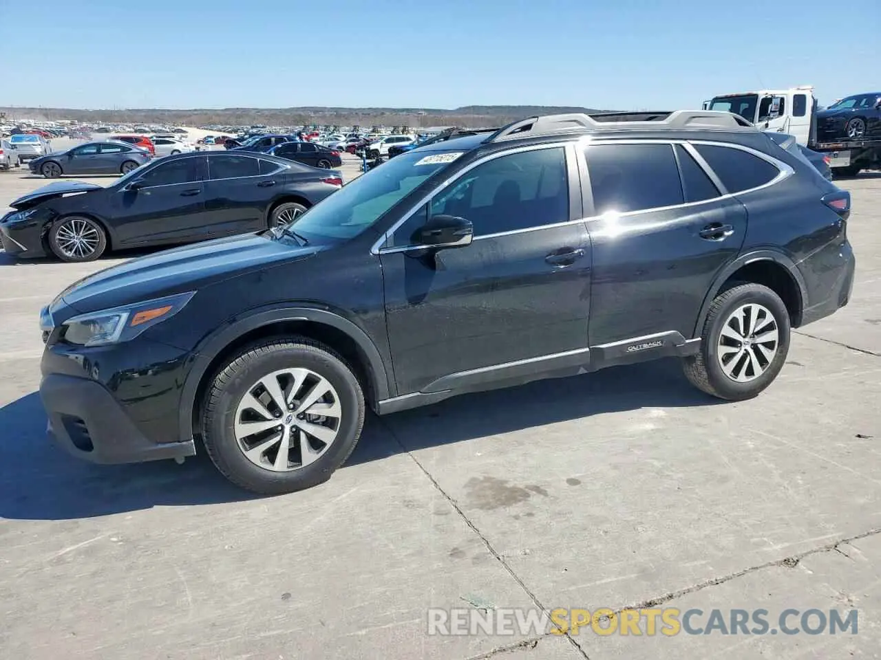 1 Photograph of a damaged car 4S4BTADC5M3163351 SUBARU OUTBACK 2021