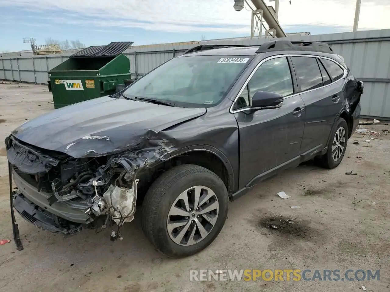 1 Фотография поврежденного автомобиля 4S4BTADC6M3169465 SUBARU OUTBACK 2021