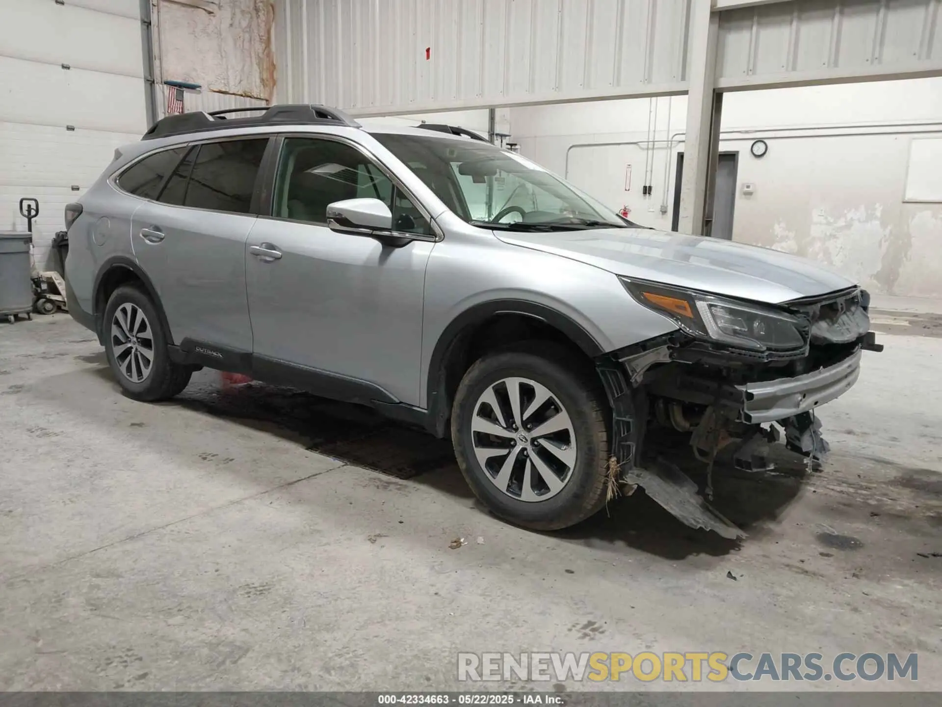 1 Photograph of a damaged car 4S4BTADC7M3135518 SUBARU OUTBACK 2021