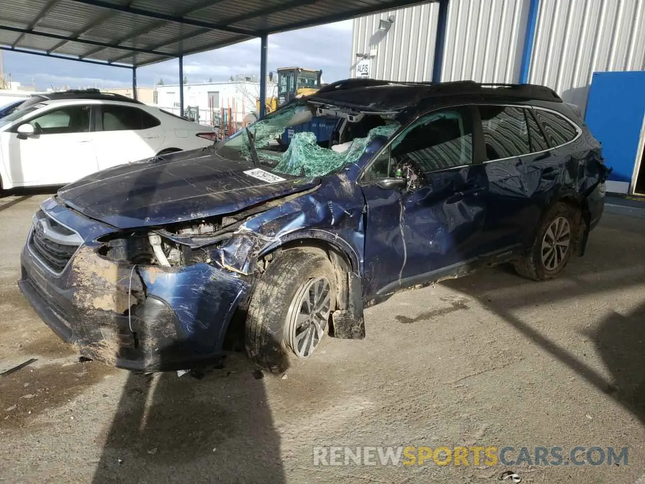 1 Photograph of a damaged car 4S4BTADC7M3203185 SUBARU OUTBACK 2021