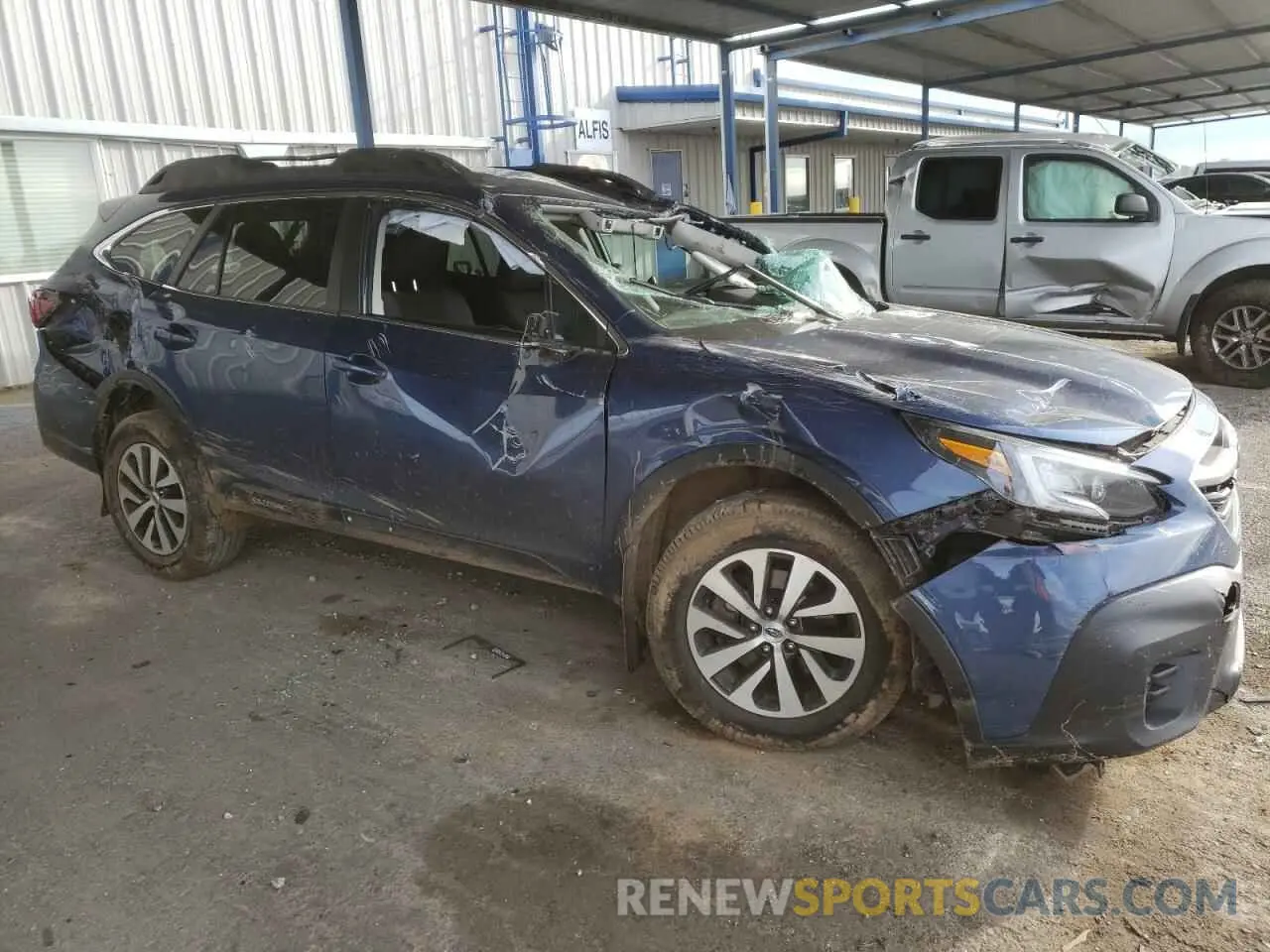 4 Photograph of a damaged car 4S4BTADC7M3203185 SUBARU OUTBACK 2021
