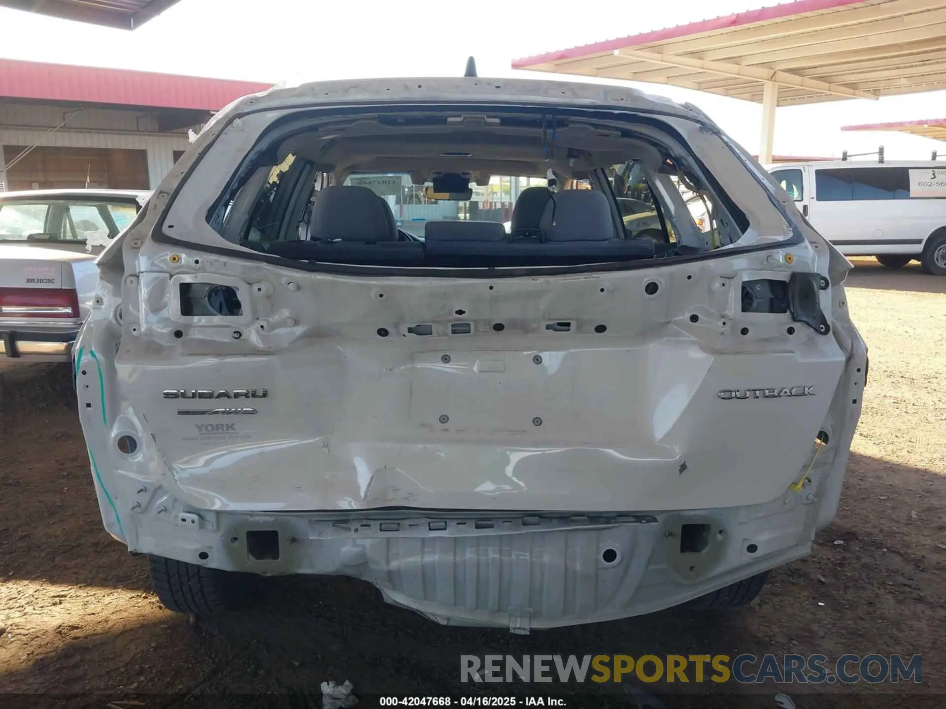 17 Photograph of a damaged car 4S4BTAFC1M3103239 SUBARU OUTBACK 2021