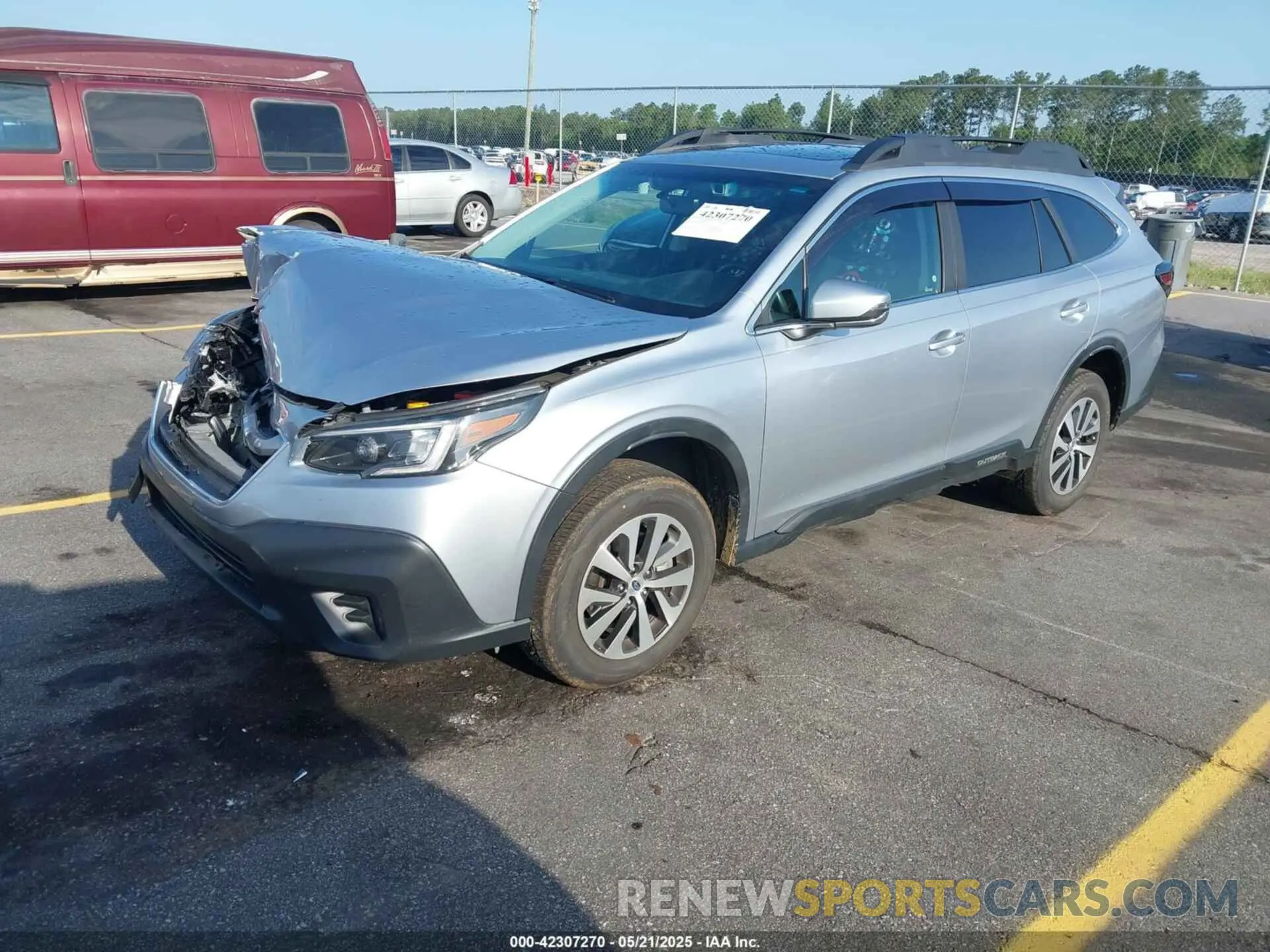 2 Фотография поврежденного автомобиля 4S4BTAFC3M3127512 SUBARU OUTBACK 2021