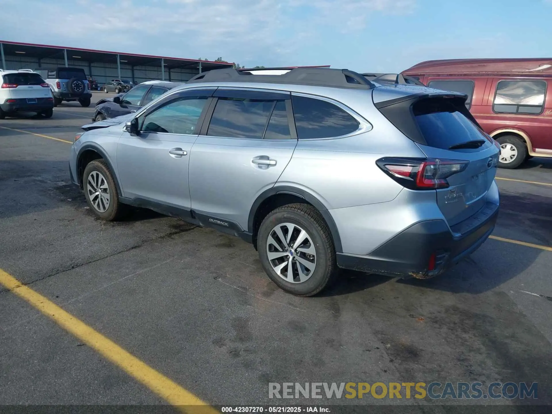 3 Фотография поврежденного автомобиля 4S4BTAFC3M3127512 SUBARU OUTBACK 2021