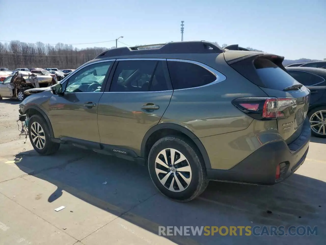 2 Photograph of a damaged car 4S4BTAFC5M3226560 SUBARU OUTBACK 2021