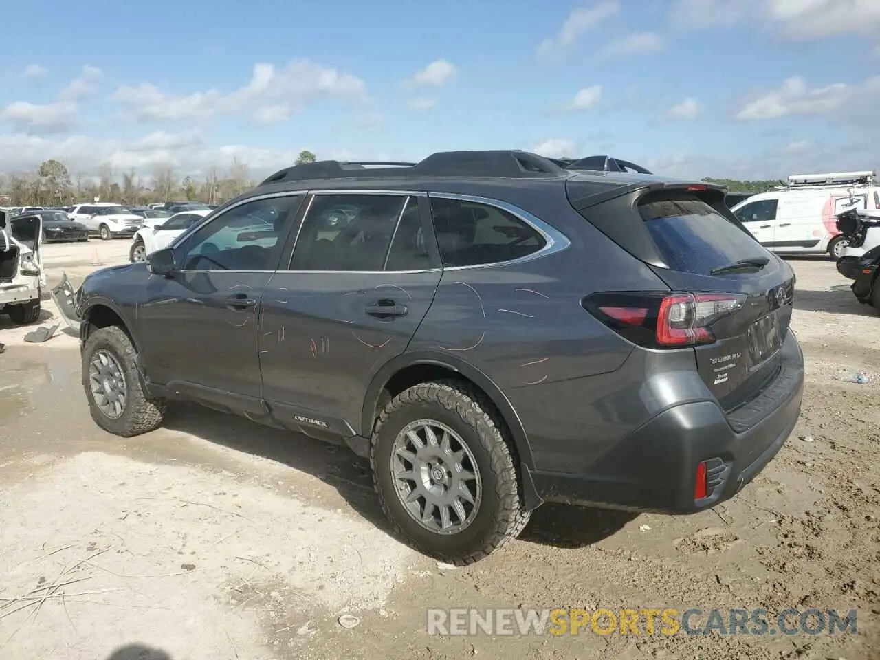 2 Photograph of a damaged car 4S4BTAFCXM3170891 SUBARU OUTBACK 2021