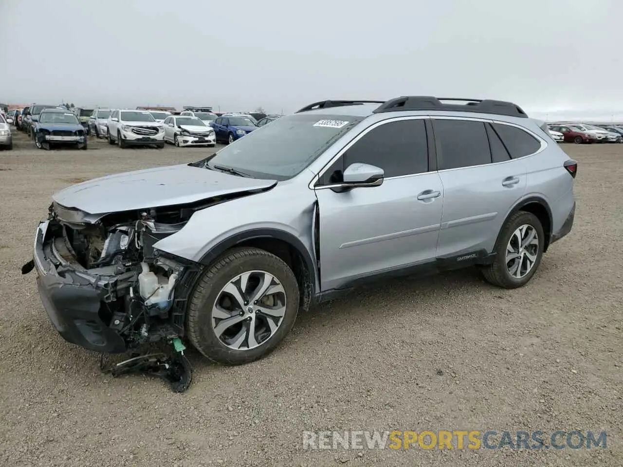 1 Photograph of a damaged car 4S4BTAMC2M3132915 SUBARU OUTBACK 2021